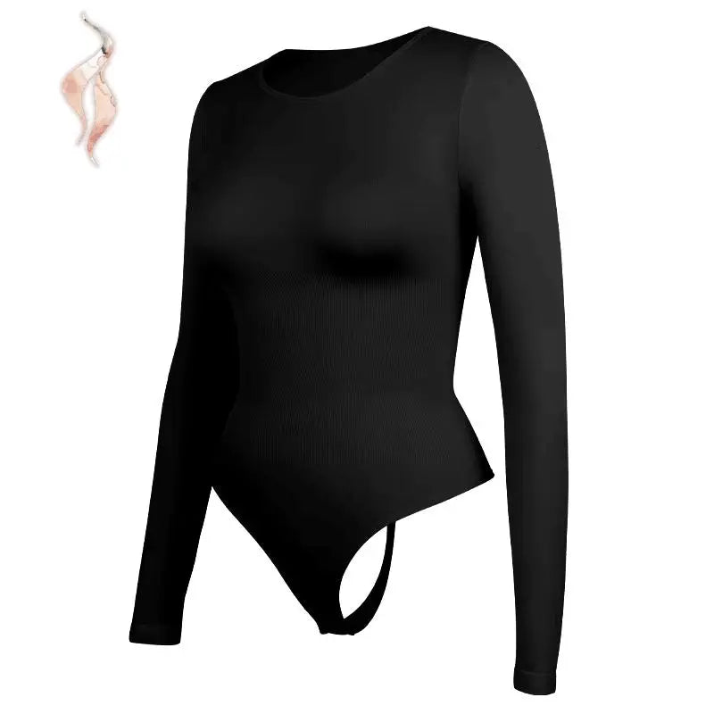 Bodysuit Langarm Slim String • Shapewear Body  Bodysuit SilkyShape™